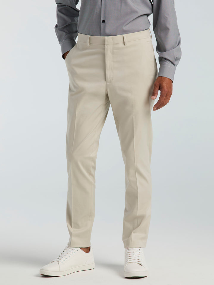 Skinny Fit Solid Suit Pant