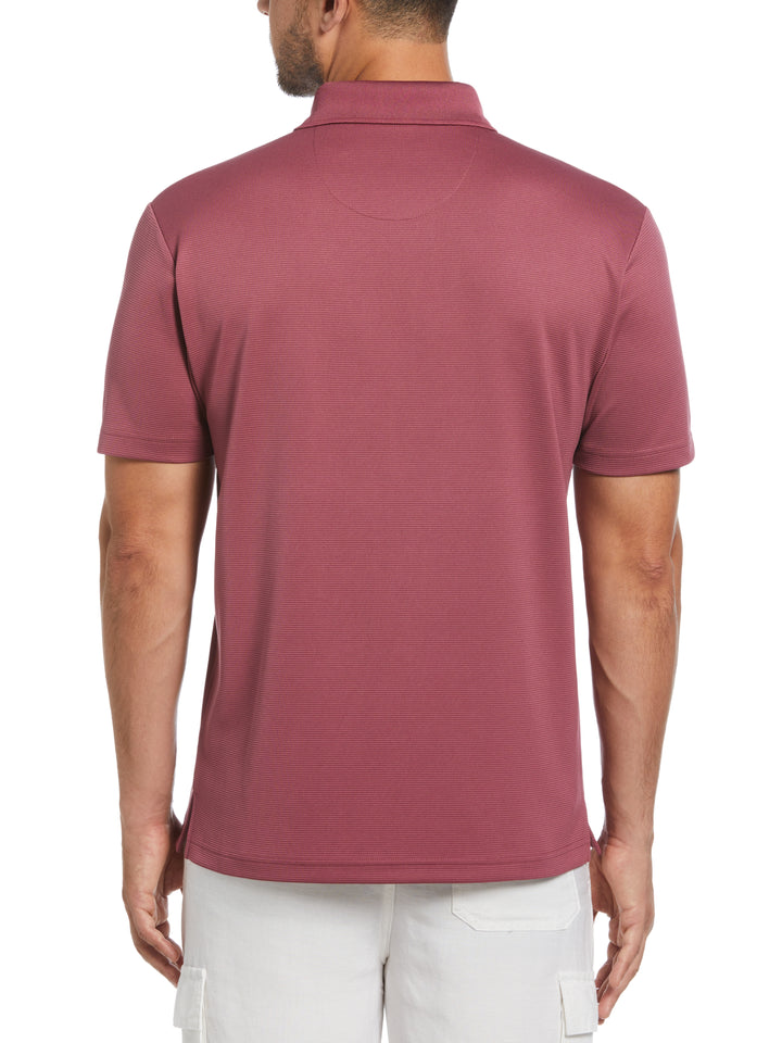 Wicking Ottoman Golf Polo Shirt (Hawthorn Rose) 