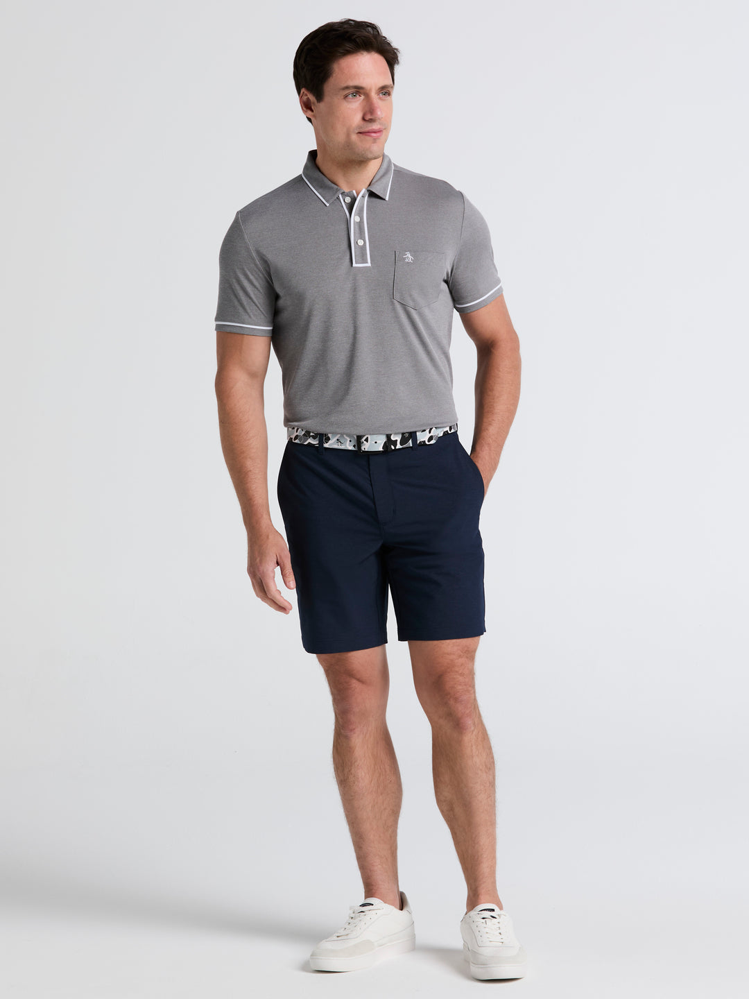 Technical 8" Golf Short (Black Iris) 