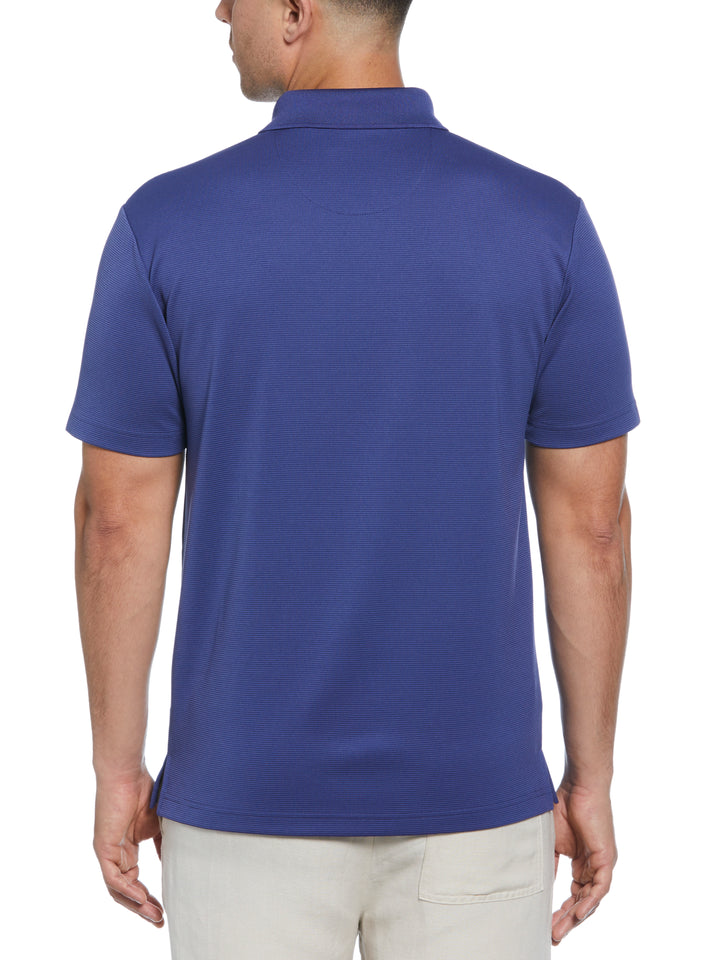 Wicking Ottoman Golf Polo Shirt (Skipper Blue) 