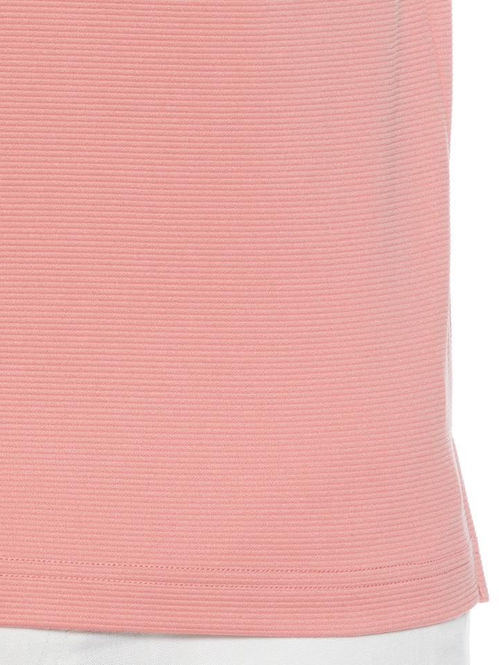 Wicking Ottoman Golf Polo Shirt (Brandied Apricot) 