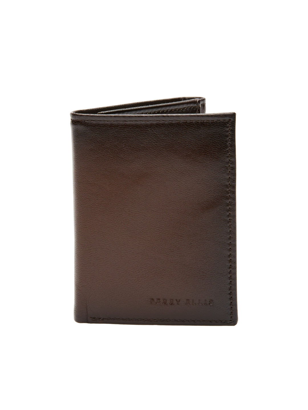 Michigan Slim Trifold Brown Wallet (Brown) 