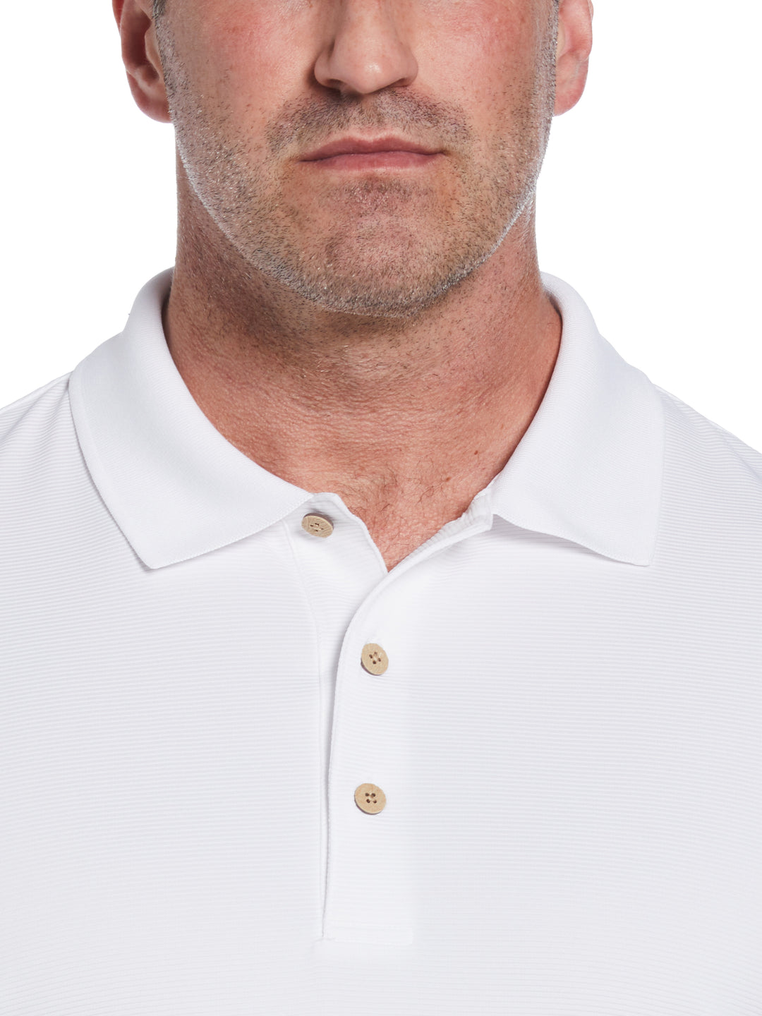Big & Tall Ottoman Polo Shirt (Bright White) 