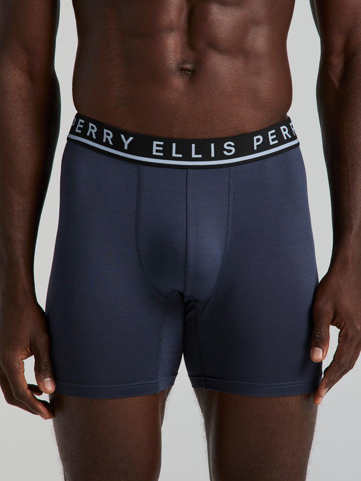 Viscose 4-Pack Boxer Brief (Forever Blue) 