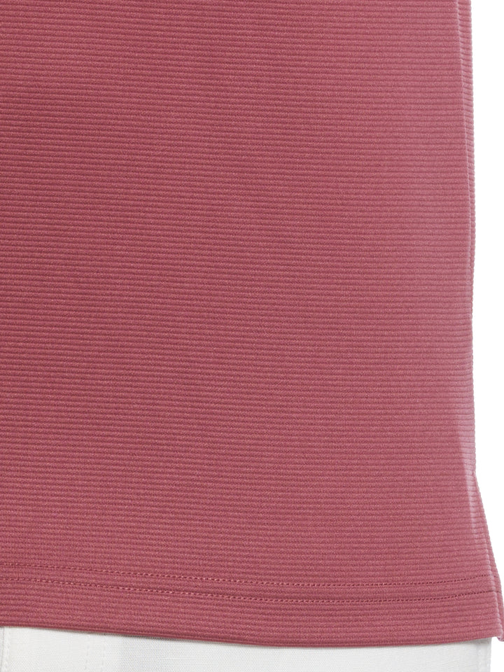 Wicking Ottoman Golf Polo Shirt (Hawthorn Rose) 