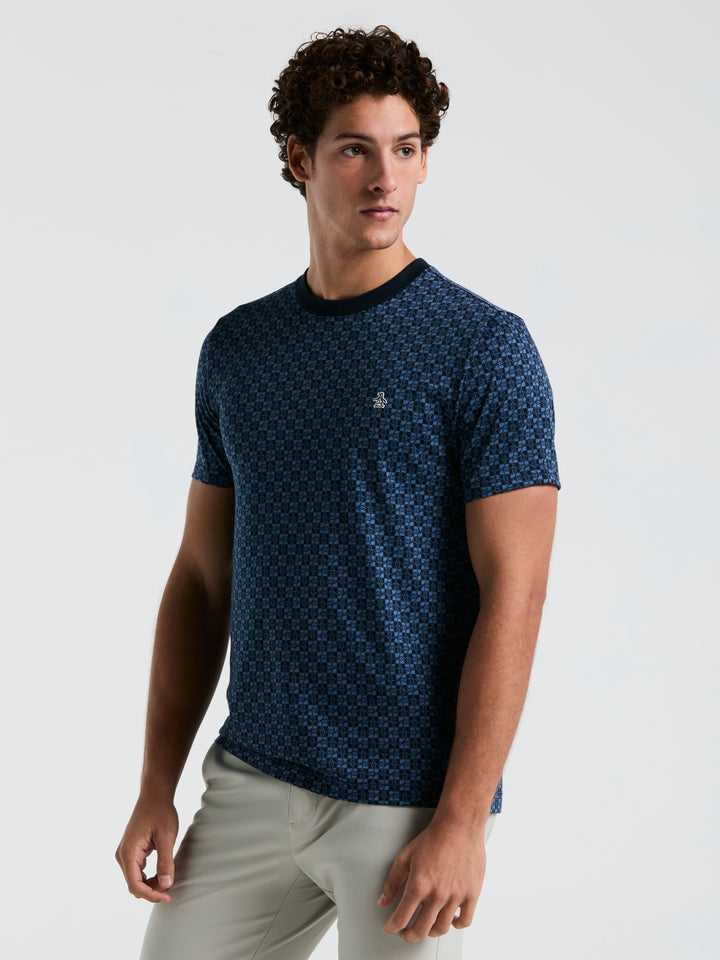 Pete Check Tee (Dark Sapphire) 