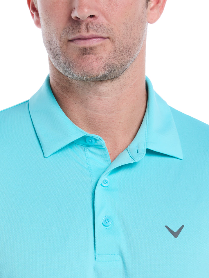 Mens Micro Hex Solid Color (Blue Radiance) 