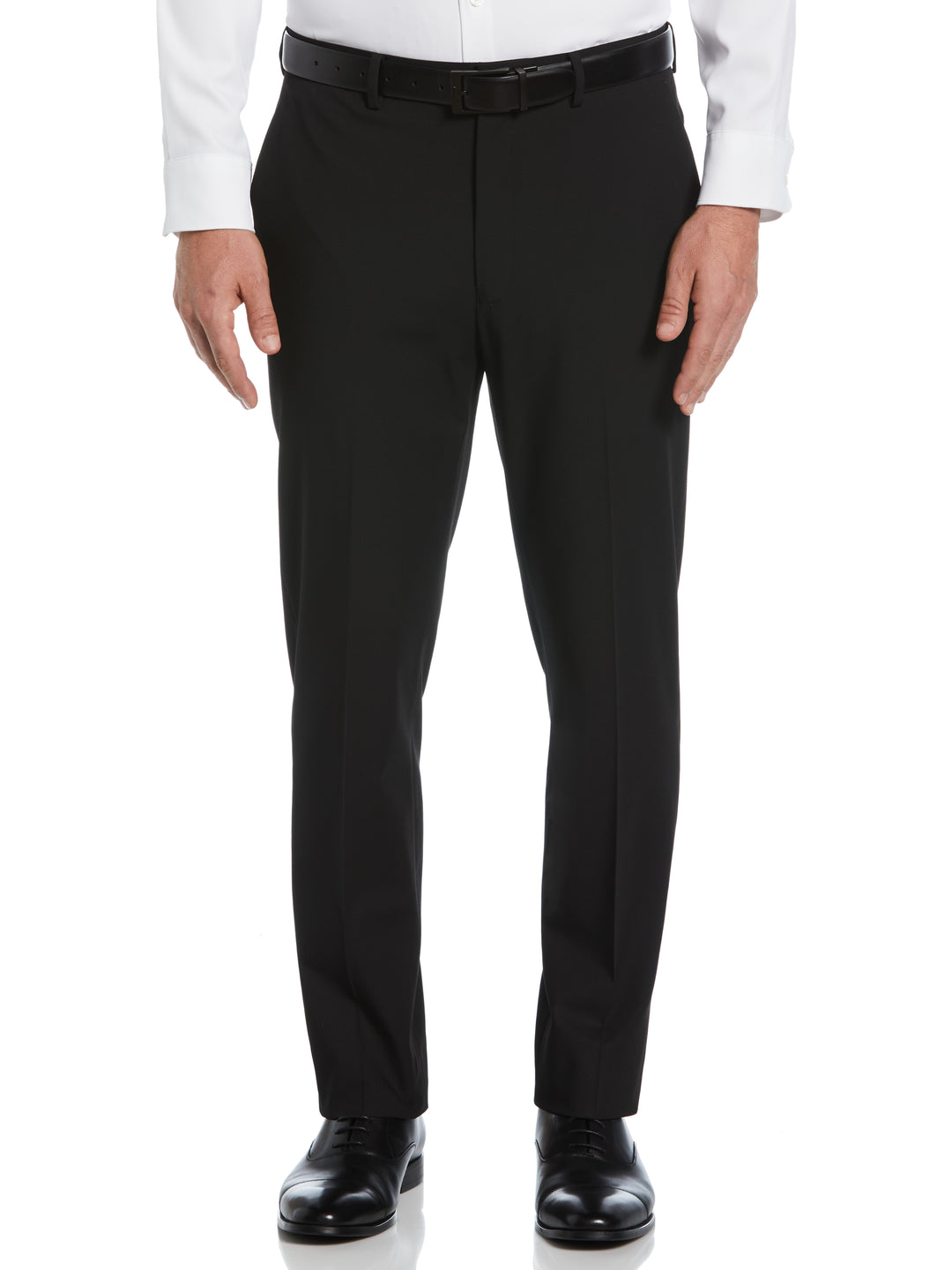 Slim Fit Gabardine Suit Pant (Black) 