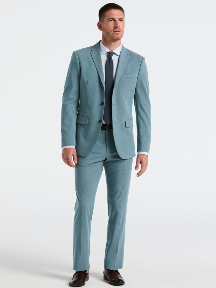 Dobby Louis Slim Fit Suit Pants (Reef Waters) 