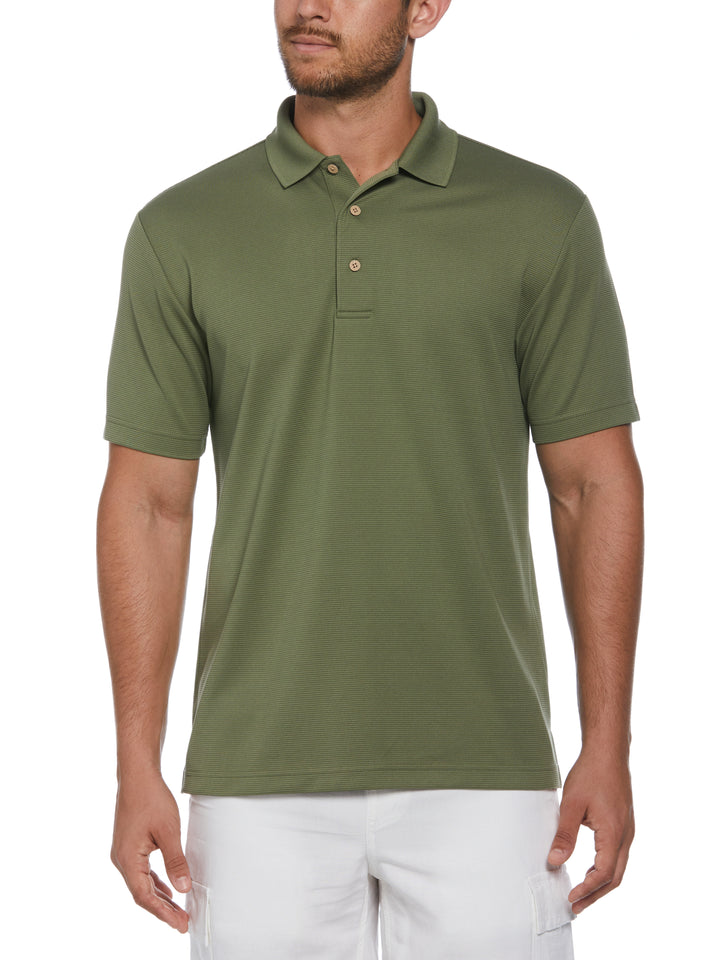 Wicking Ottoman Golf Polo Shirt (Olivine) 
