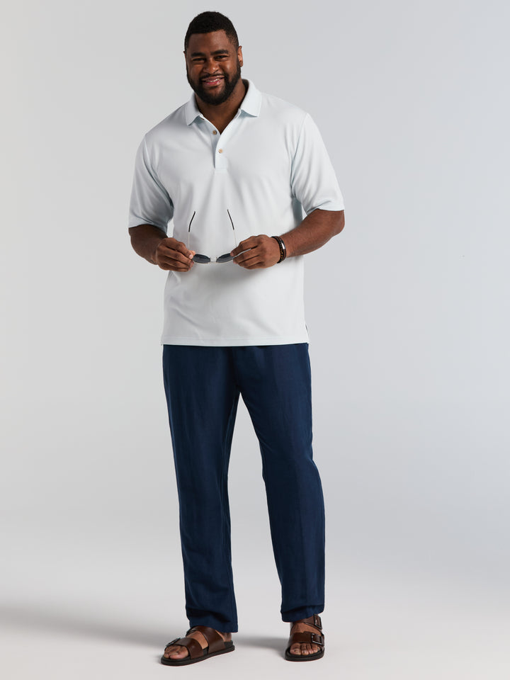 Big & Tall Ottoman Polo Shirt (Ice Melt) 