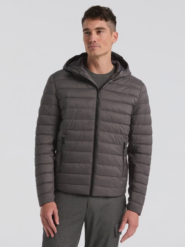 Hybrid Lightweight Puffer Jacket – Perry Ellis