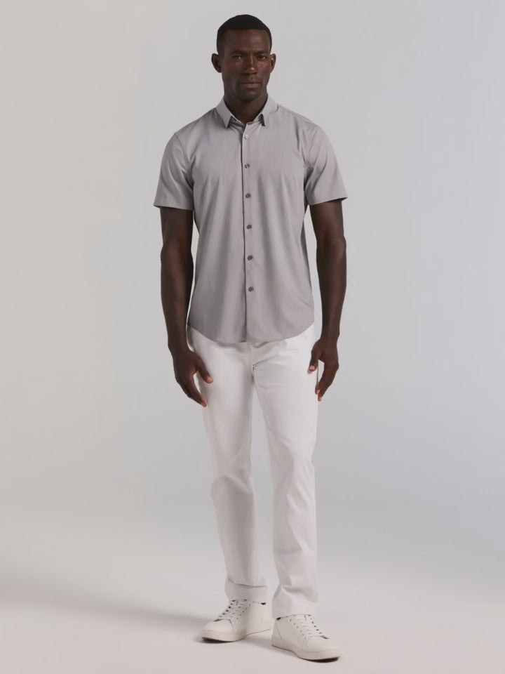 Slim Fit Spread Collar Shirt