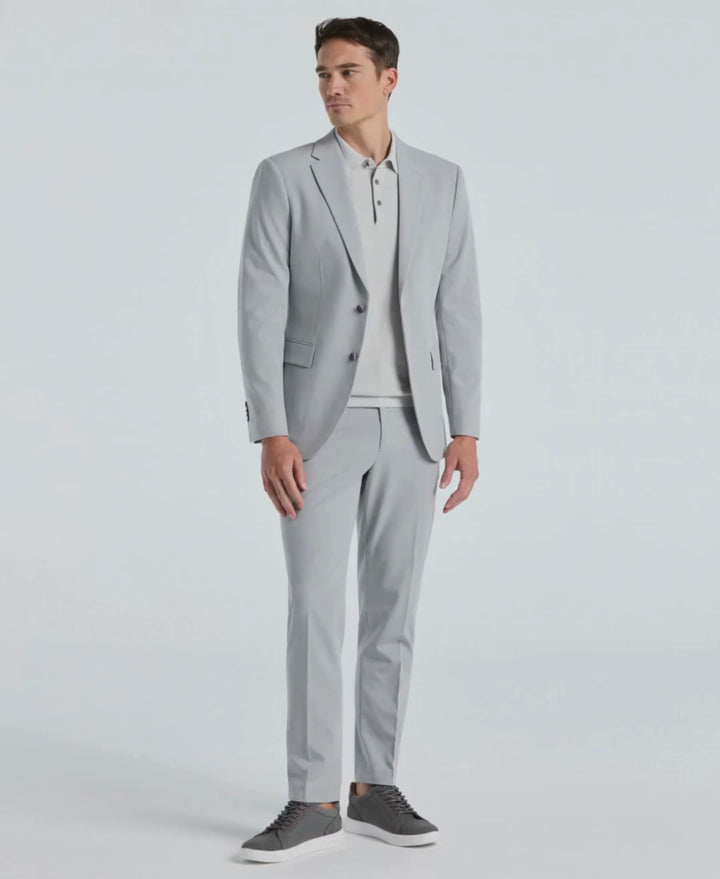 Video of a man wearing the Slim Fit Louis Suit Pant in the color Total Eclipse