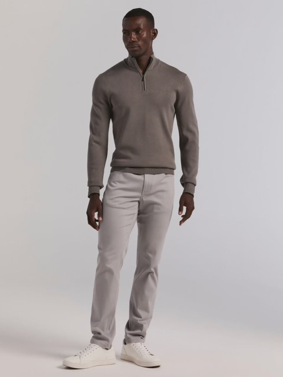 Tech Knit Quarter Zip Sweater