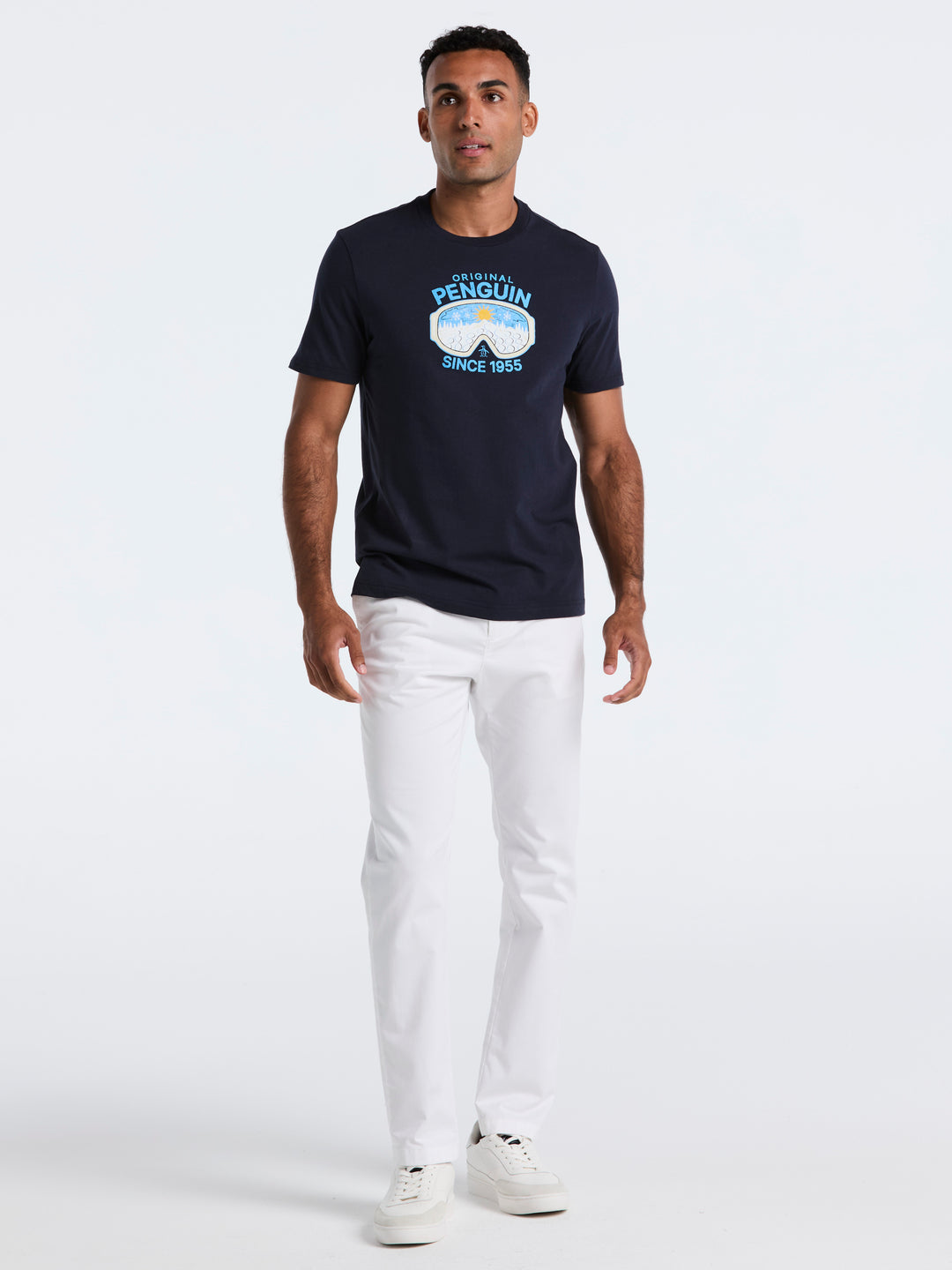 Ski Goggles Graphic Tee (Dark Sapphire) 