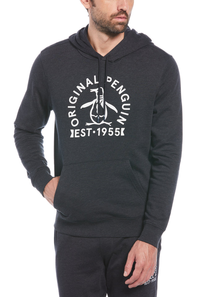 Logo Fleece Hoodie (Navy Heather) 