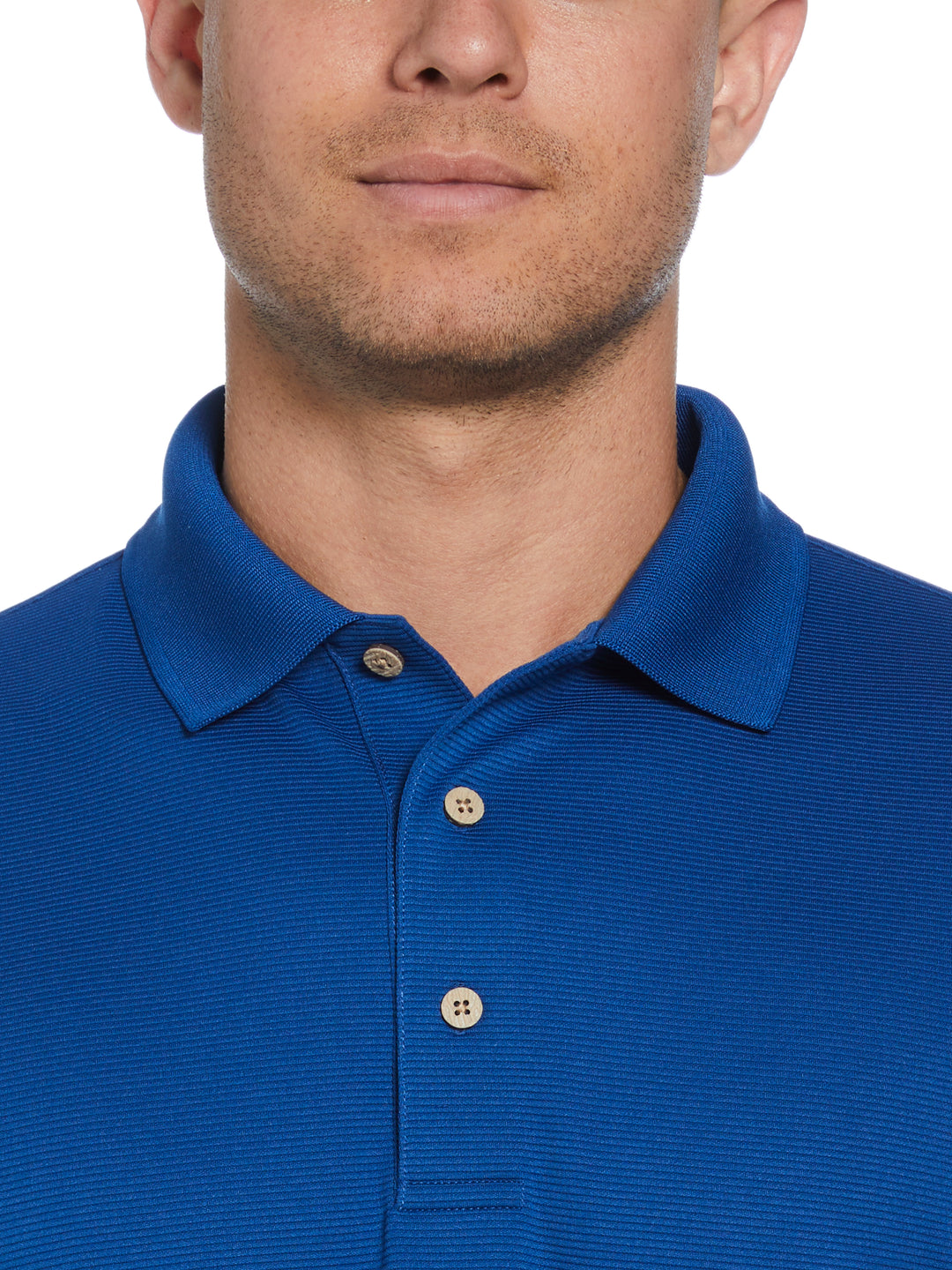 Wicking Ottoman Golf Polo Shirt (True Blue) 