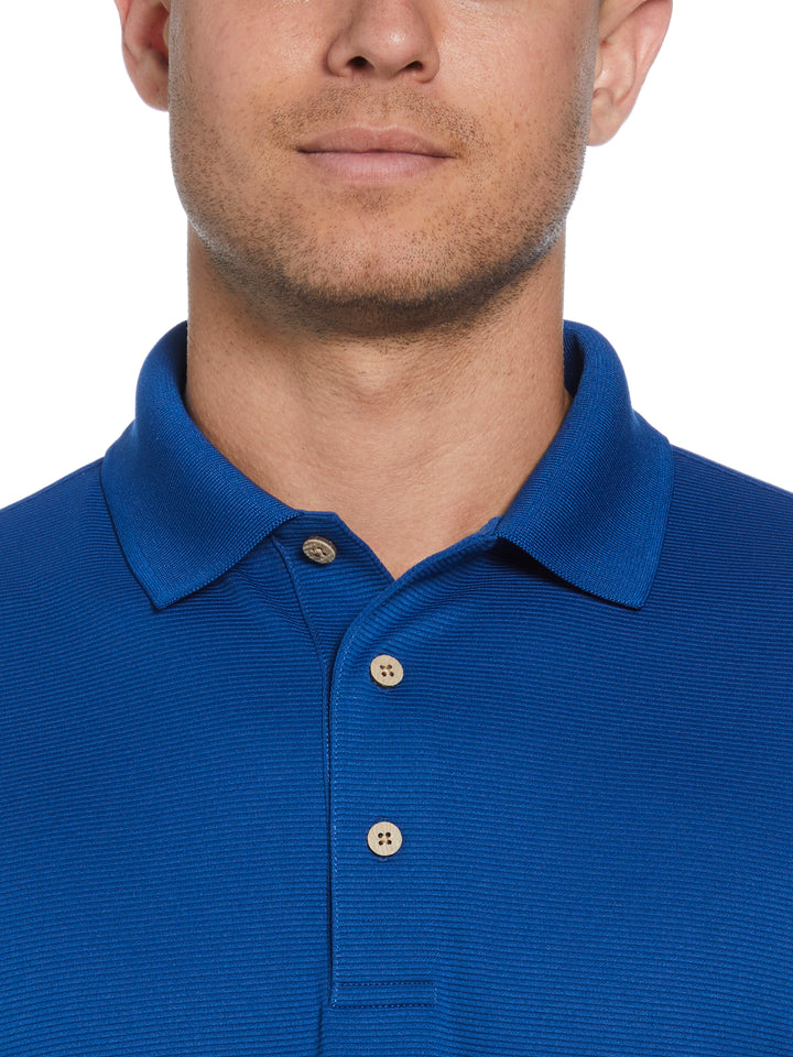 Wicking Ottoman Golf Polo Shirt (True Blue) 