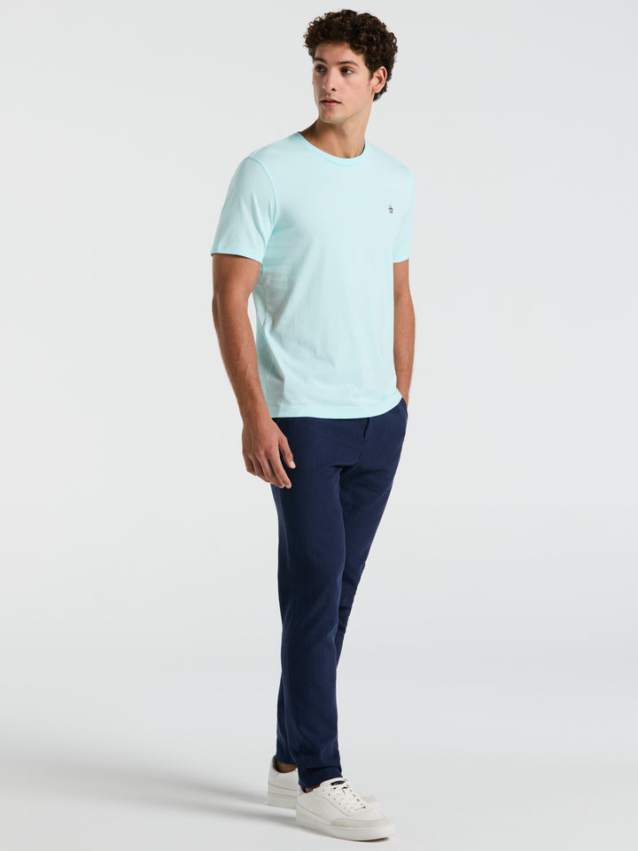Linen Blend Chino Pant (Sargasso Sea) 