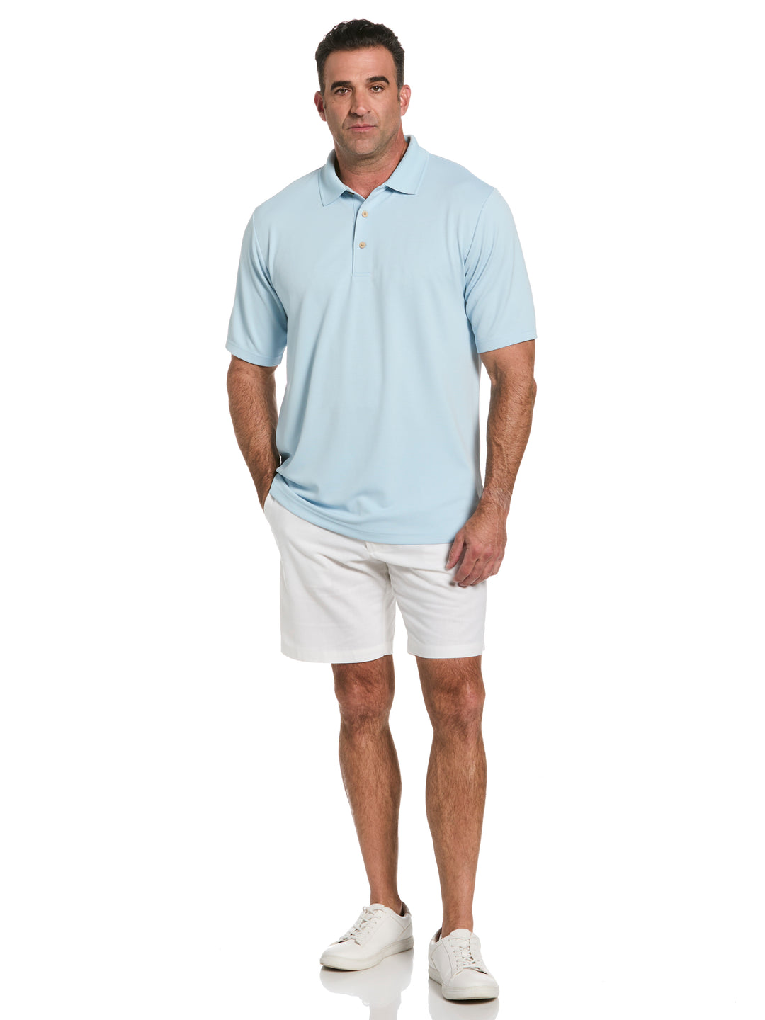 Big & Tall Ottoman Polo Shirt (Dream Blue) 