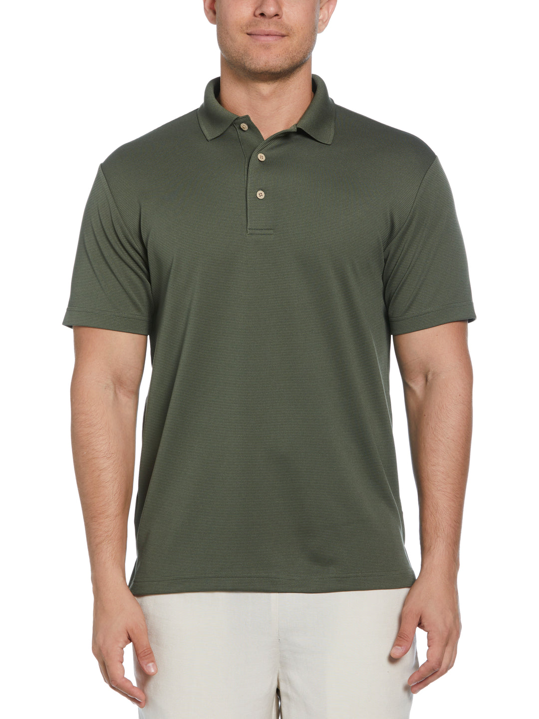 Wicking Ottoman Golf Polo Shirt (Thyme) 