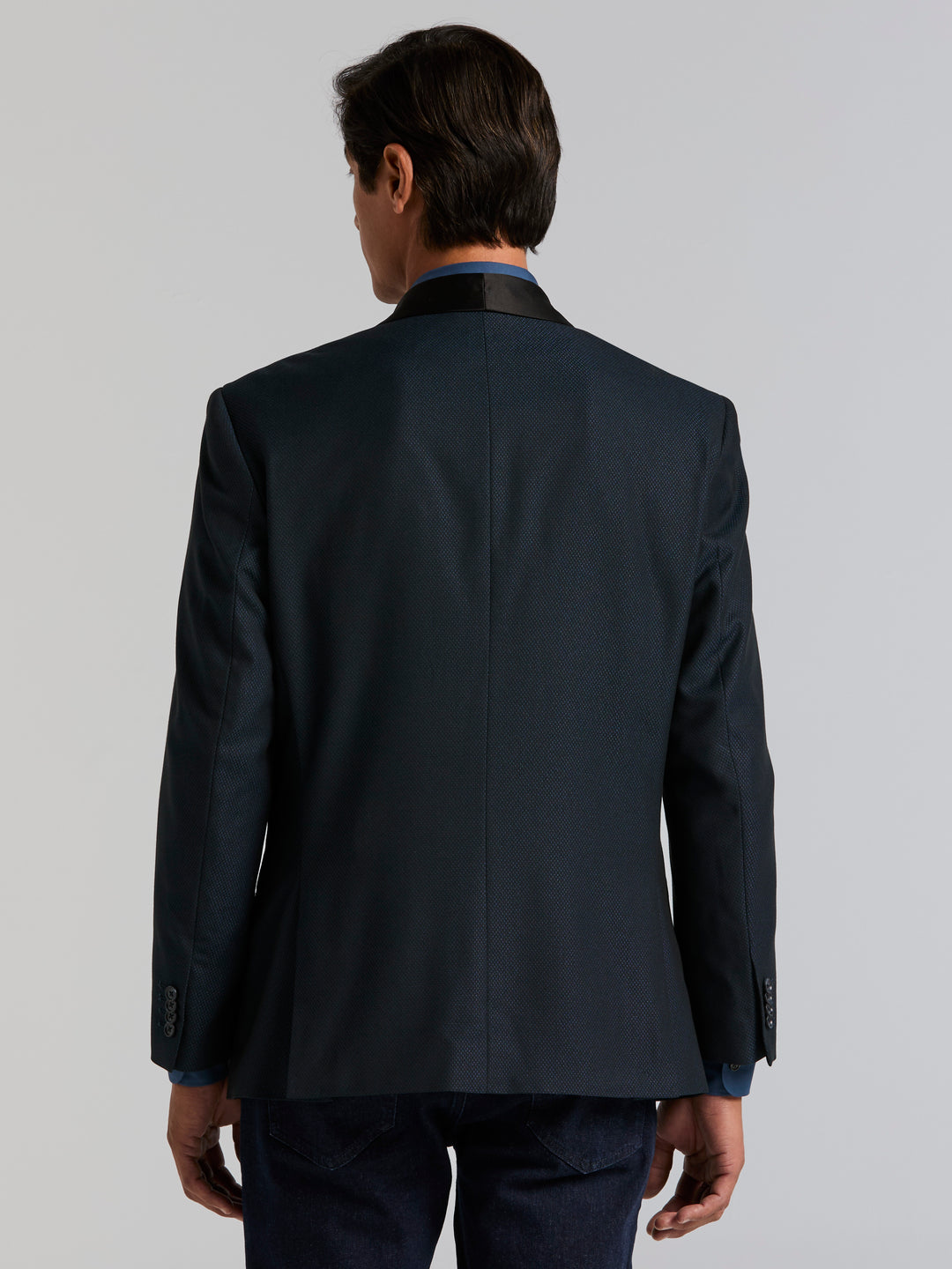 Slim Fit Tuxedo Jacket (Medium Navy) 