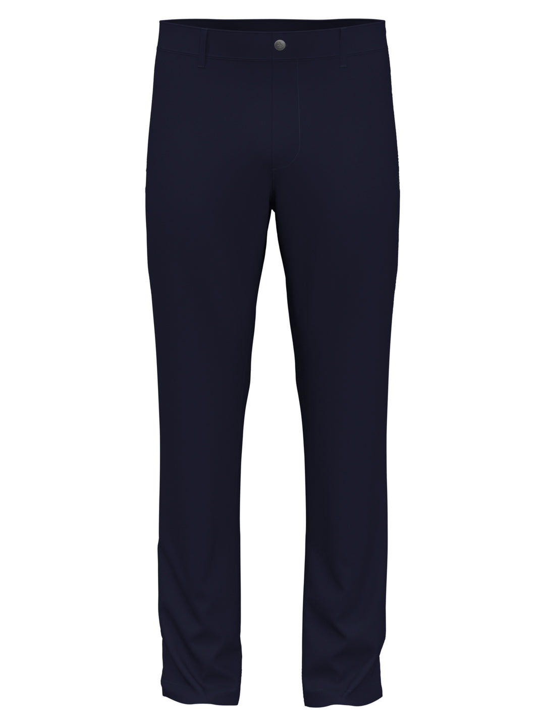 Flat Front Solid Golf Trousers (Black Iris) 