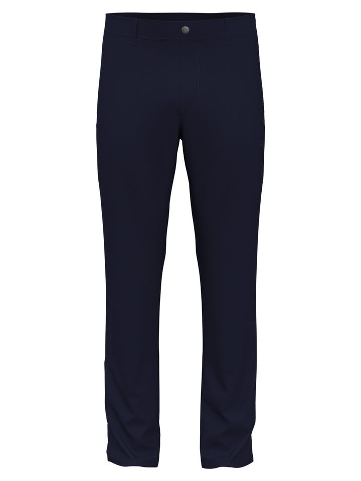 Flat Front Solid Golf Trousers (Black Iris) 
