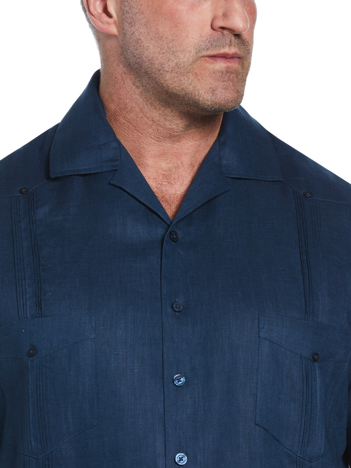 Linen Guayabera Shirt (Titan) 