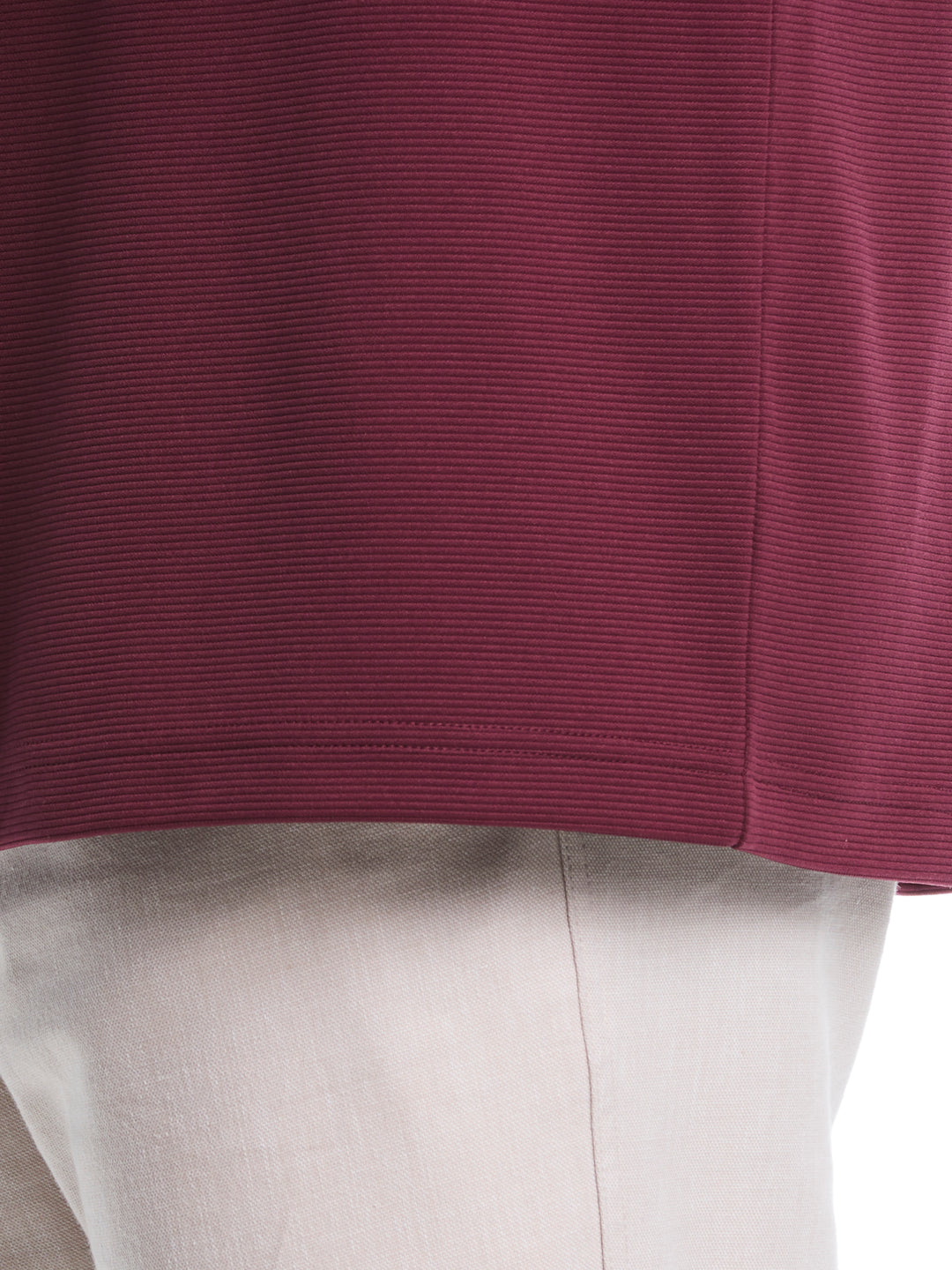 Big & Tall 1/4 Zip Long Sleeve Sweater (Windsor Wine) 