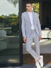 Slim Fit Felt Grey Louis Suit