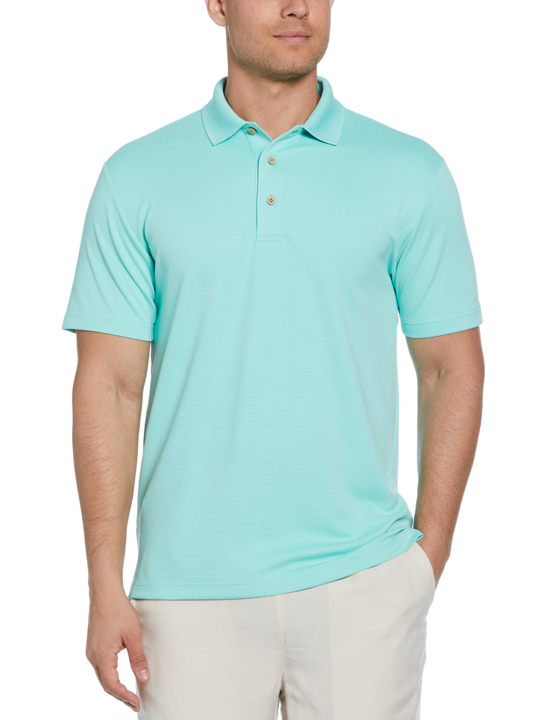 Wicking Ottoman Golf Polo Shirt (Cascade) 
