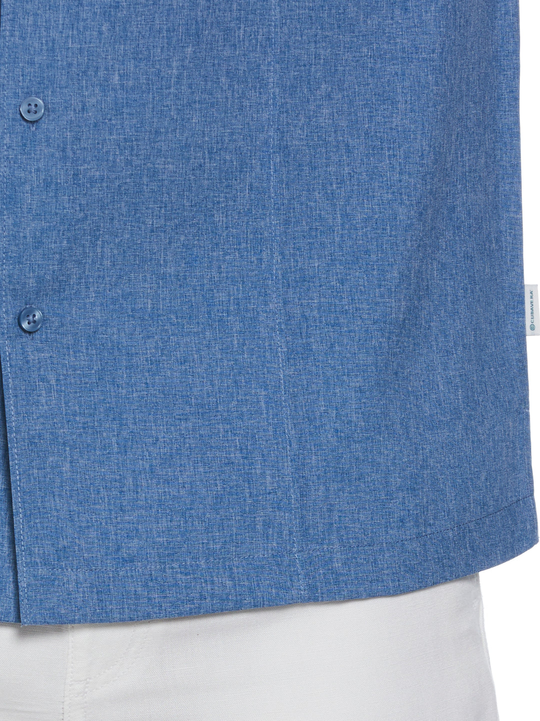 Two-Tone Cross Tuck Chambray Shirt (Blueberry Pancake) 