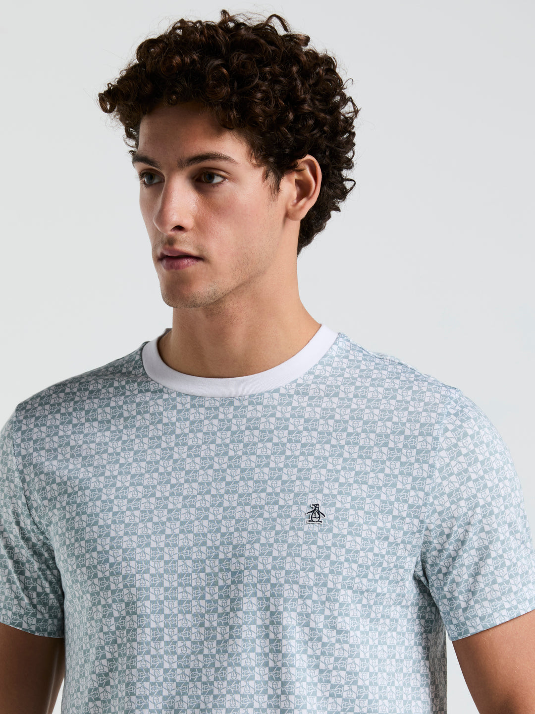 Pete Check Tee (Bright White) 