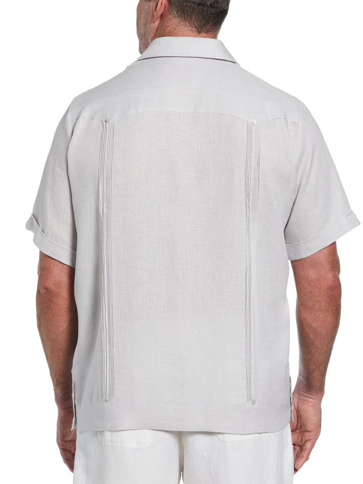 Linen Guayabera Shirt (Micro Chip) 