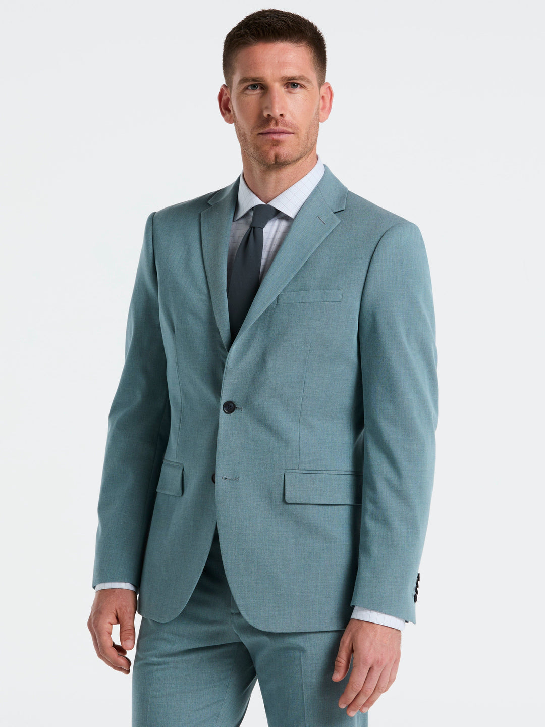 Dobby Louis Slim Fit Suit Jacket (Reef Waters) 