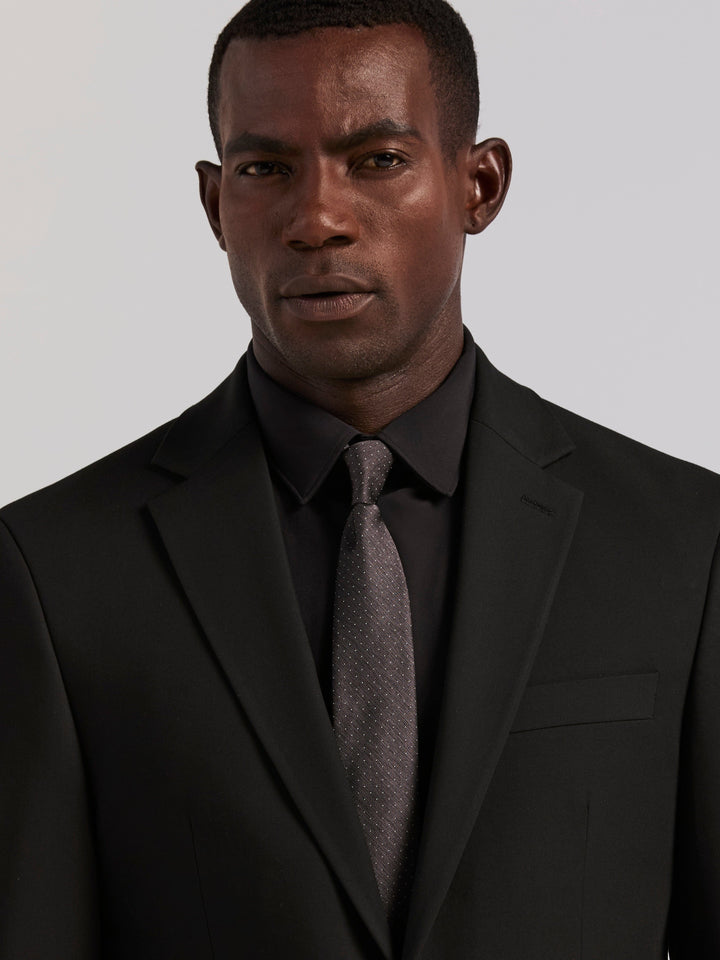 Slim Fit Gabardine Suit Jacket
