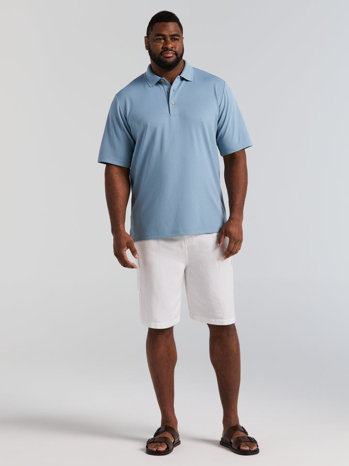Big & Tall Ottoman Polo Shirt (Mountain Spring) 