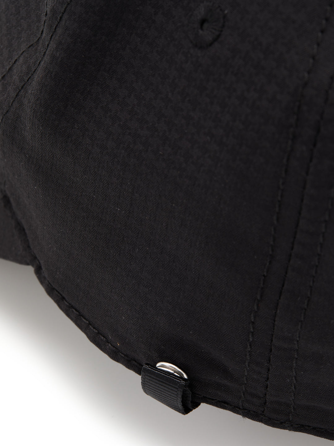 Cap With Mask Holder Snap (Black) 