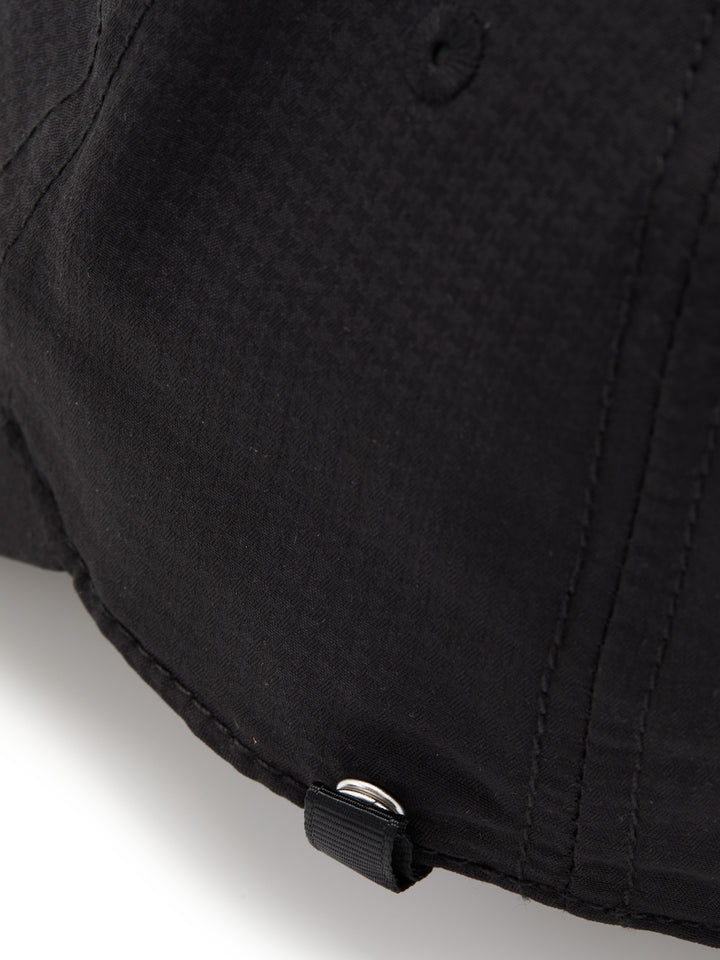 Cap With Mask Holder Snap (Black) 