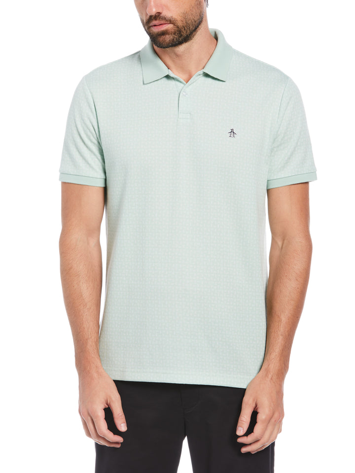 Jacquard Polo (Silt Green) 