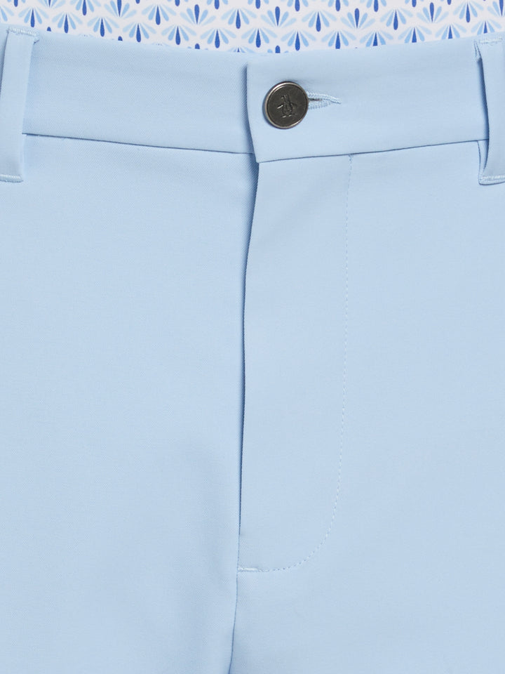 Flat Front Solid Golf Shorts (Powder Blue) 