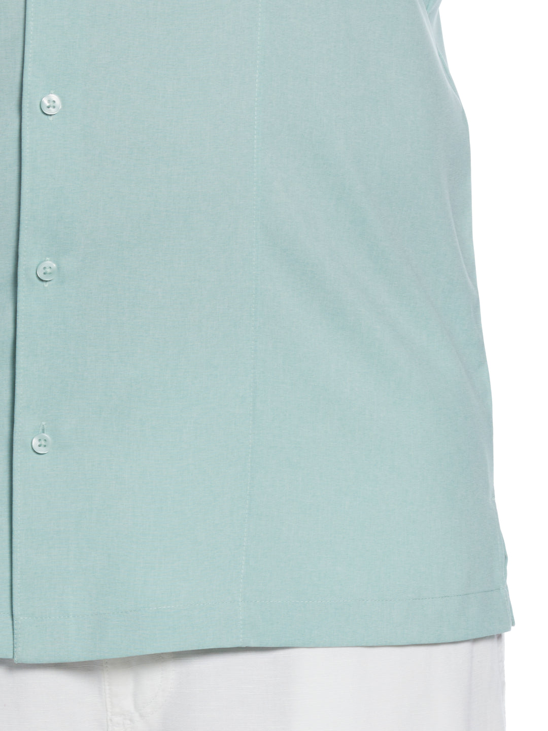 Big & Tall Two-Tone Cross Tuck Chambray Shirt (Blue Surf) 