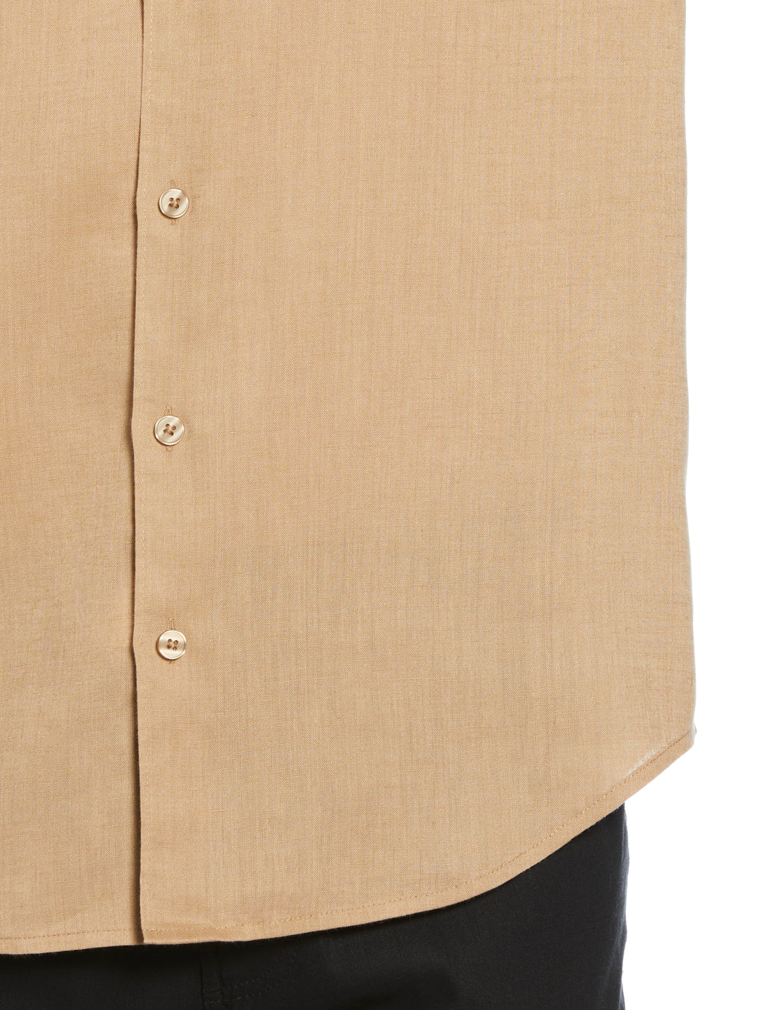 Linen Blend Wrinkle-Resistant Shirt (Cornstalk) 