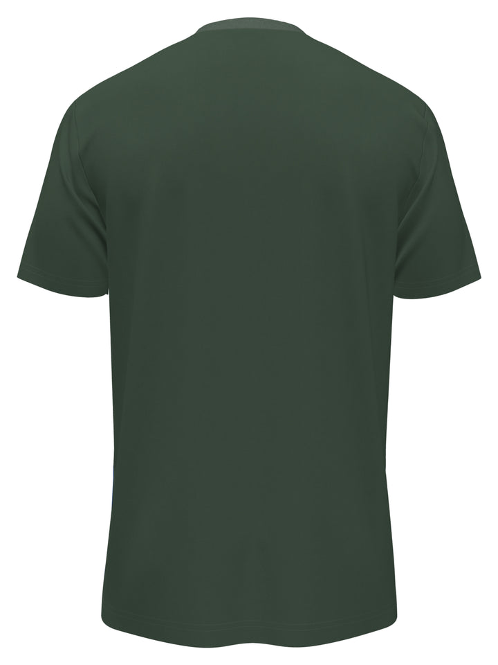 Color Block Chest Tape Fashion Tee (Laurel Wreath) 