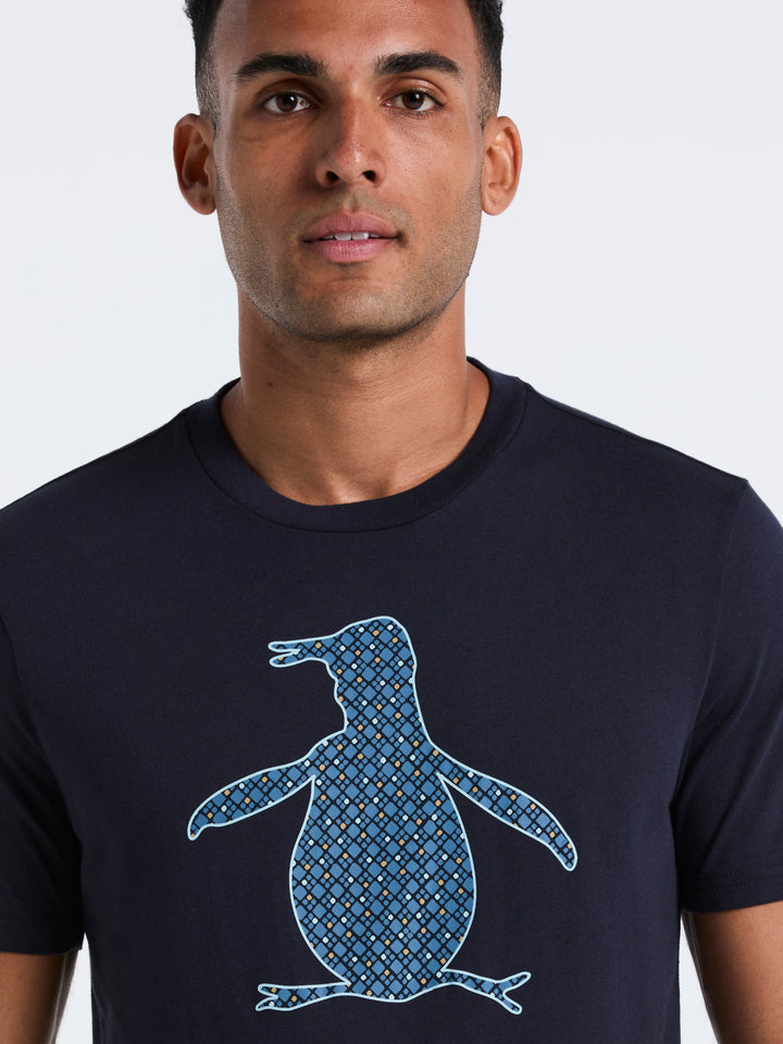Pete Fill Graphic Micro Geo Tee (Dark Sapphire) 