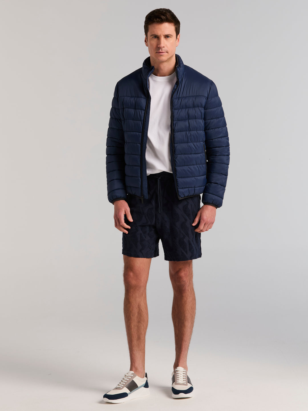 Towel Terry Jacquard Knit Short (Dark Sapphire) 