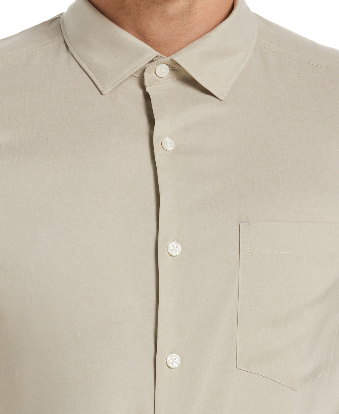 Total Stretch Big & Tall Heather Shirt (Abbey Stone)