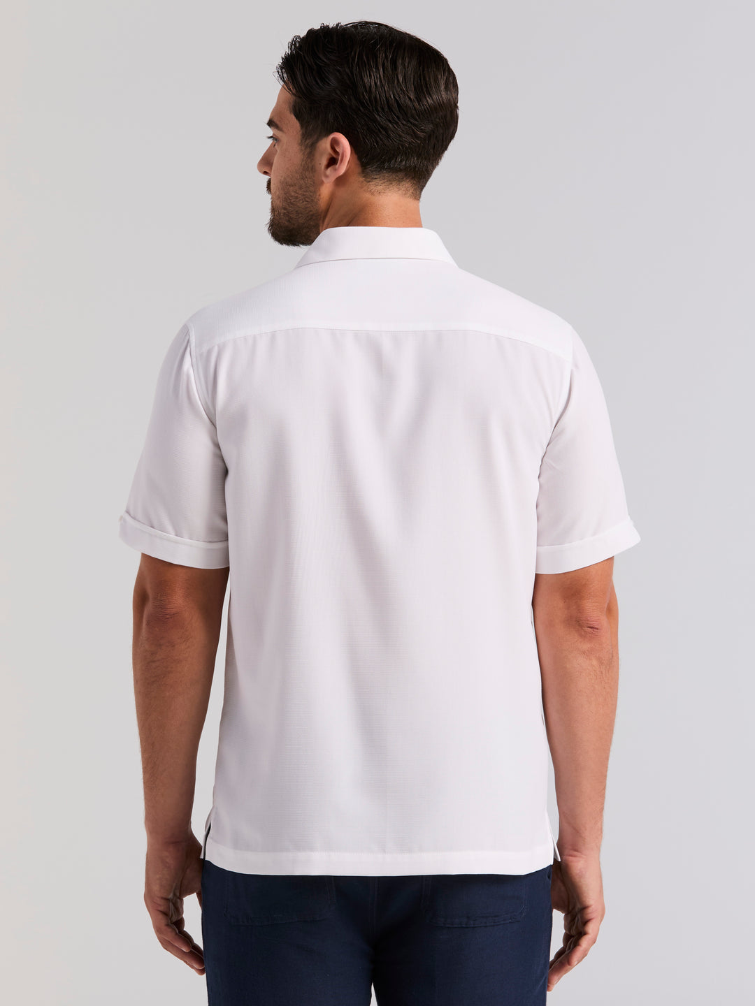 Ombre Texture Shirt (Brilliant White) 